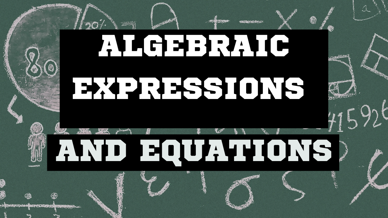 Algebraic Expressions and Equations