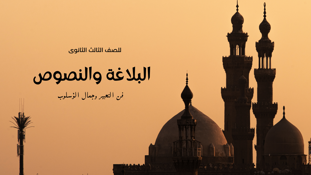 البلاغة والنصوص – فن التعبير وجمال الأسلوب